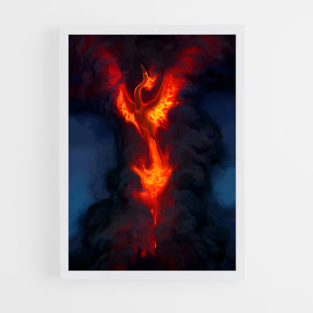 Poster Moltres mur – affiche Pokemon (vue 3)