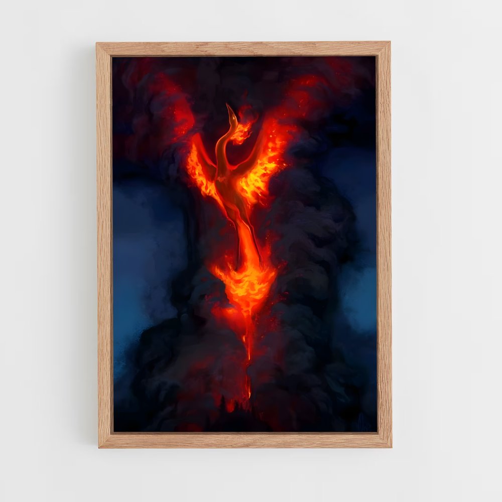 Poster Moltres mur – affiche Pokemon (vue 4)