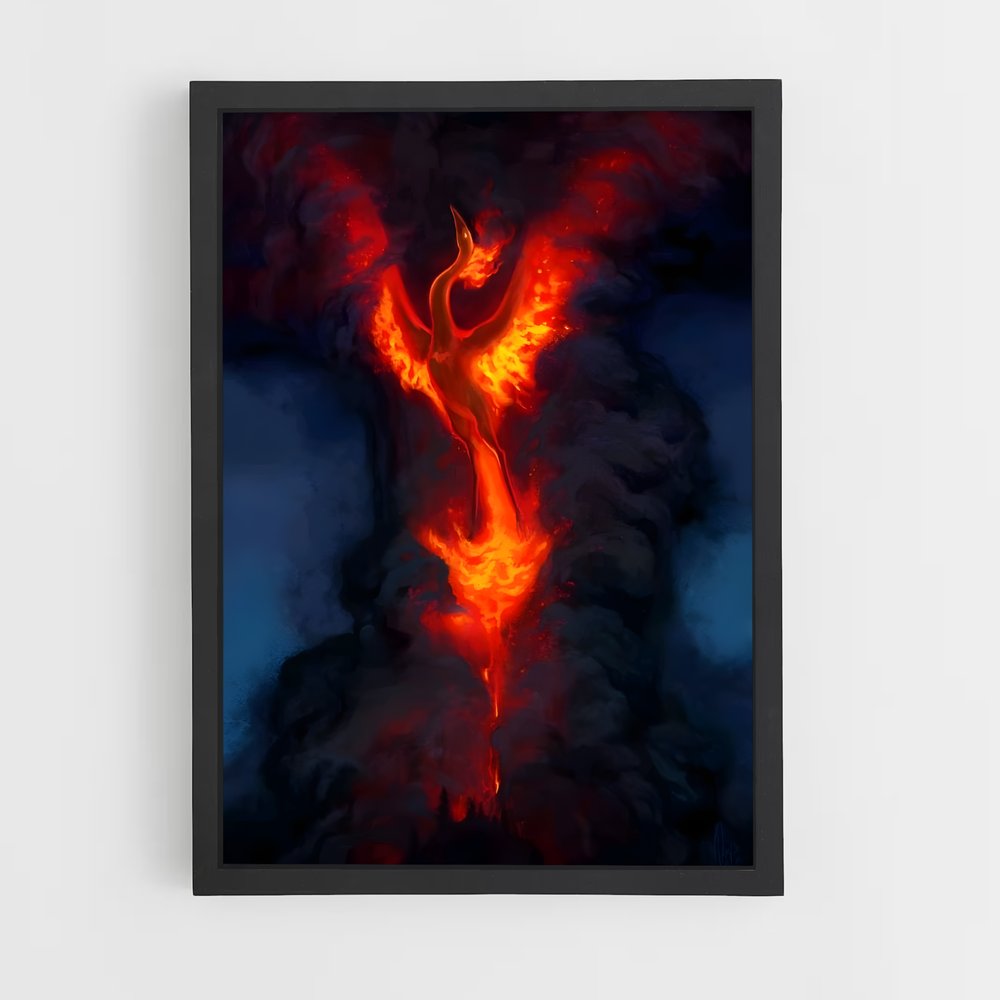 Poster Moltres mur – affiche Pokemon (vue 2)