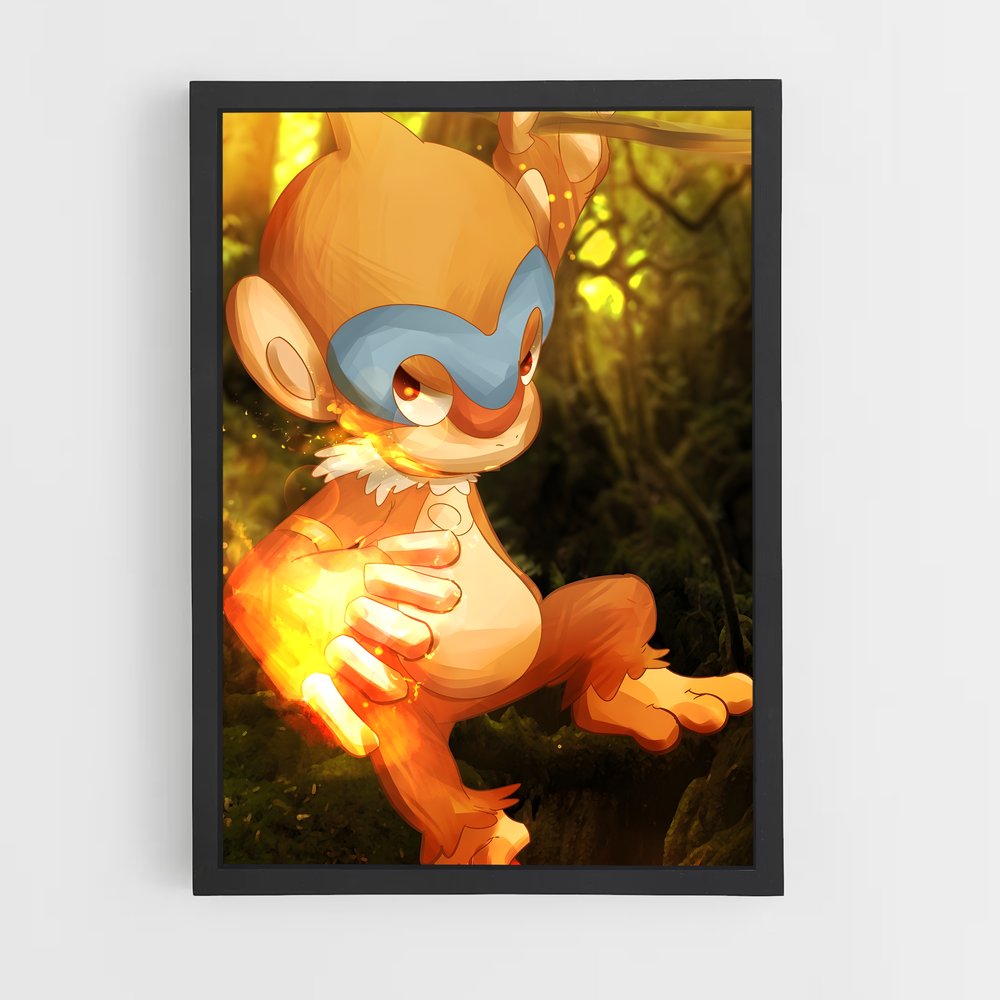 Poster La Course Enchantée – affiche Pokemon (vue 2)