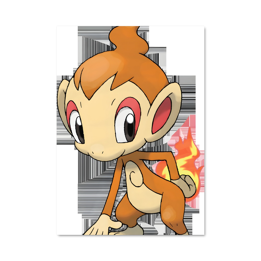 Poster Monferno le Malicieux – affiche Pokemon