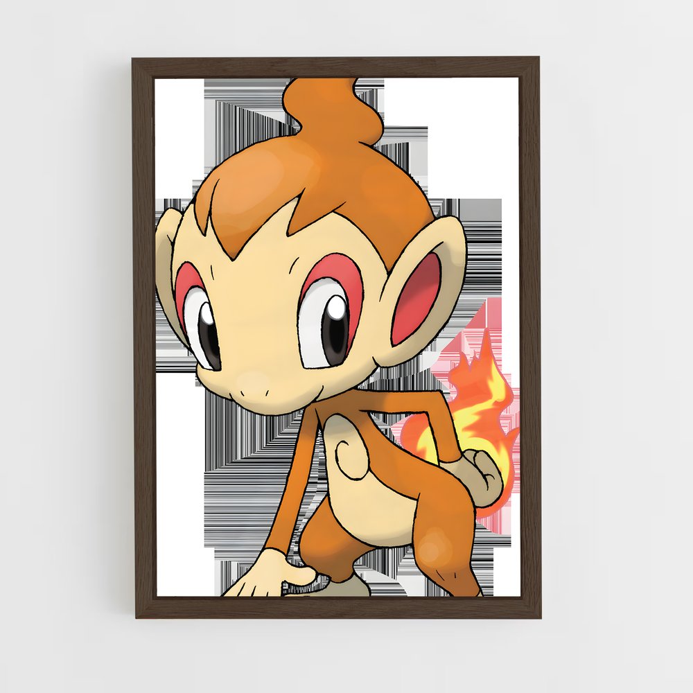 Poster Monferno le Malicieux – affiche Pokemon (vue 5)