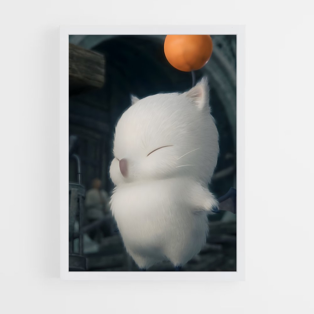 Poster Miaulement Magique – affiche Final Fantasy (vue 3)