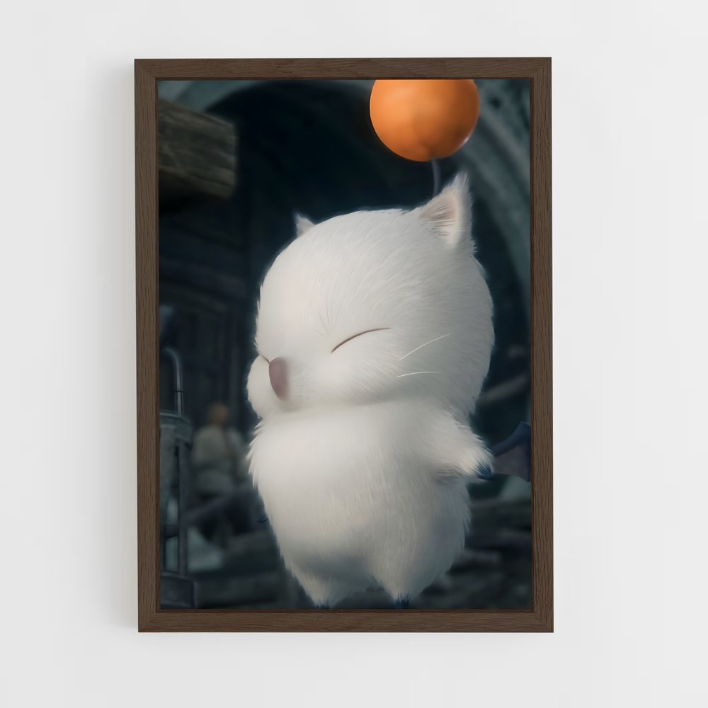Poster Miaulement Magique – affiche Final Fantasy (vue 5)