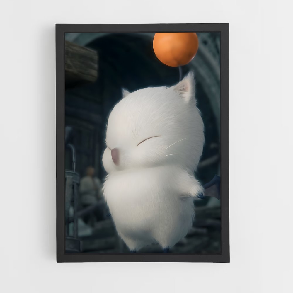 Poster Miaulement Magique – affiche Final Fantasy (vue 2)