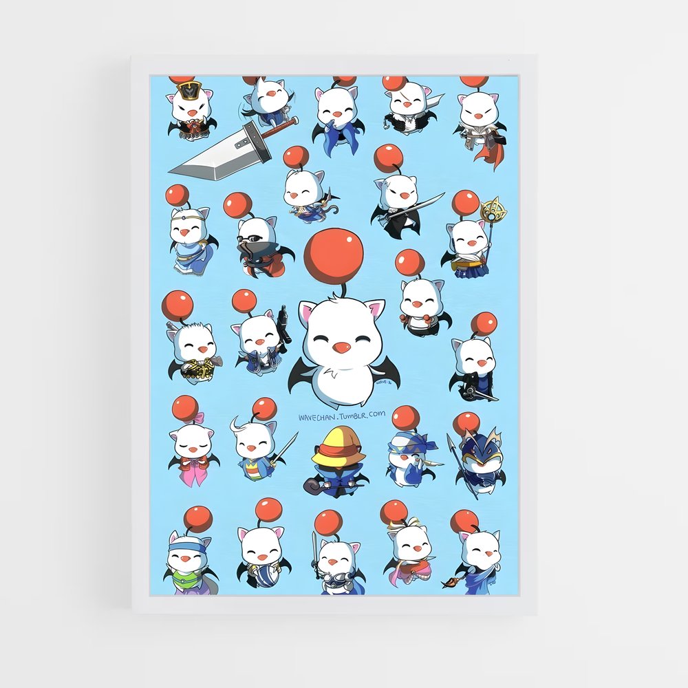 Poster Pokémon Parade – affiche Final Fantasy (vue 3)