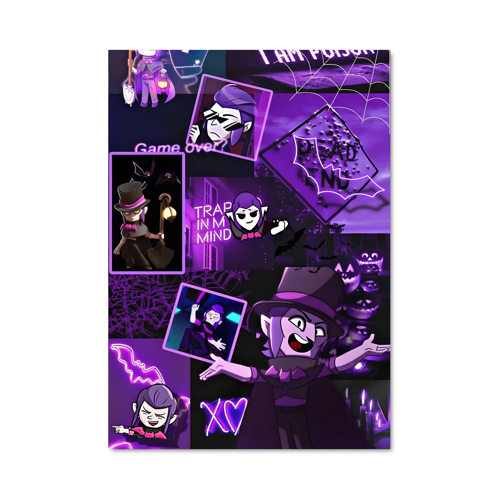 Poster L'Étreinte des Ombres – affiche Brawl Star