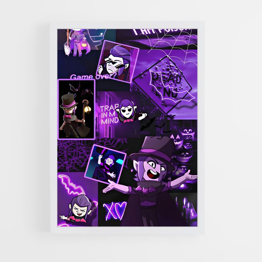 Poster L'Étreinte des Ombres – affiche Brawl Star (vue 3)