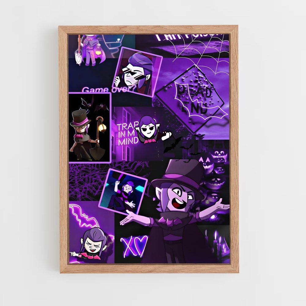 Poster L'Étreinte des Ombres – affiche Brawl Star (vue 4)