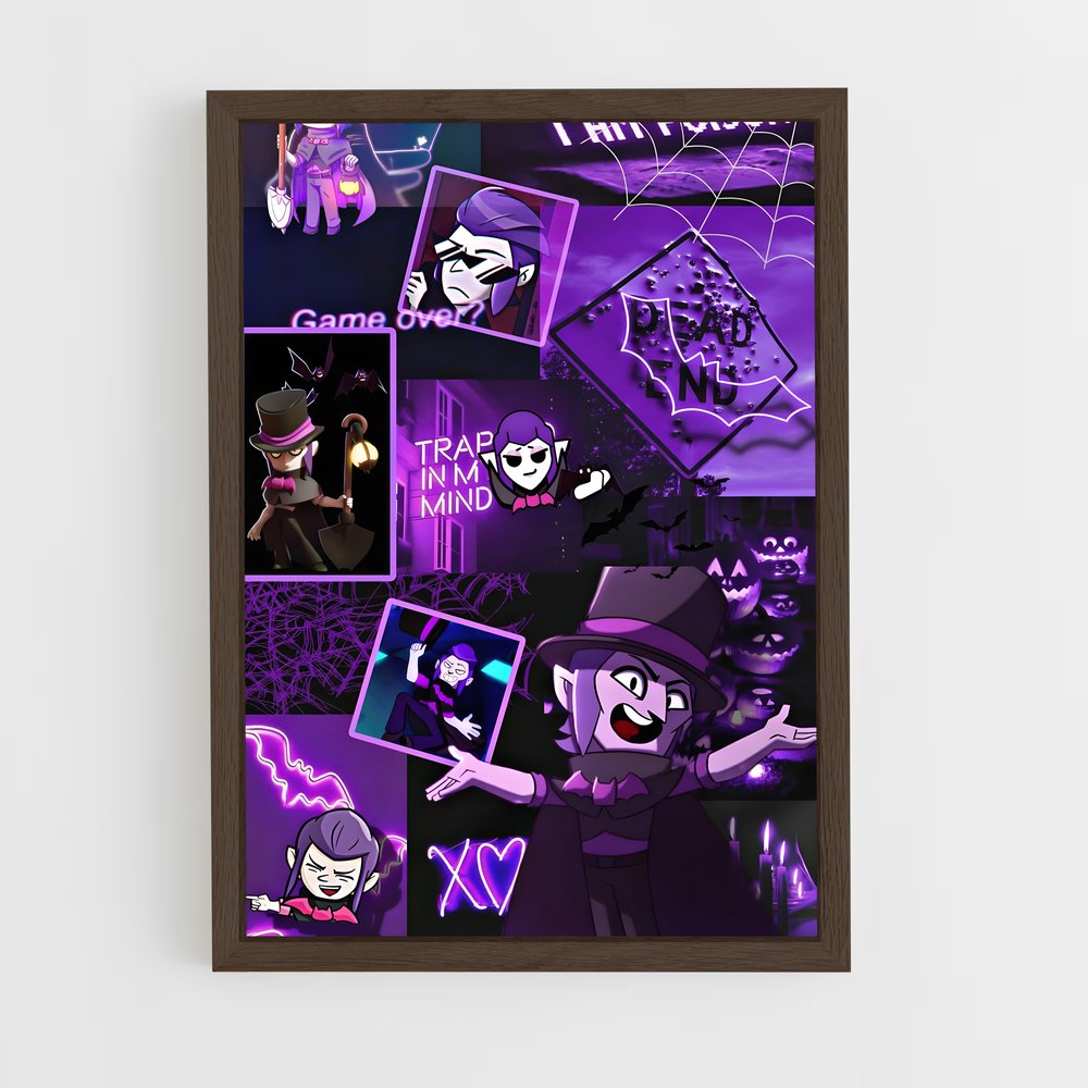 Poster L'Étreinte des Ombres – affiche Brawl Star (vue 5)