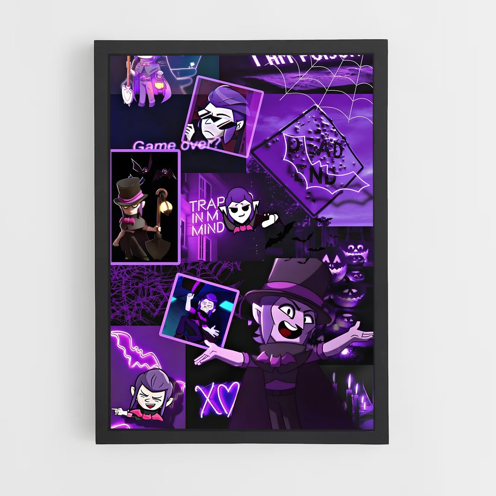 Poster L'Étreinte des Ombres – affiche Brawl Star (vue 2)