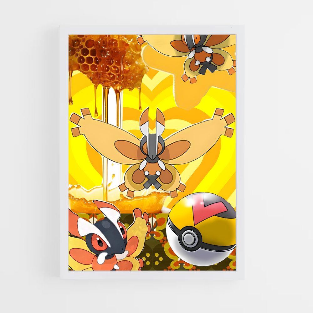 Poster Mothim Mystique – affiche Pokemon (vue 3)