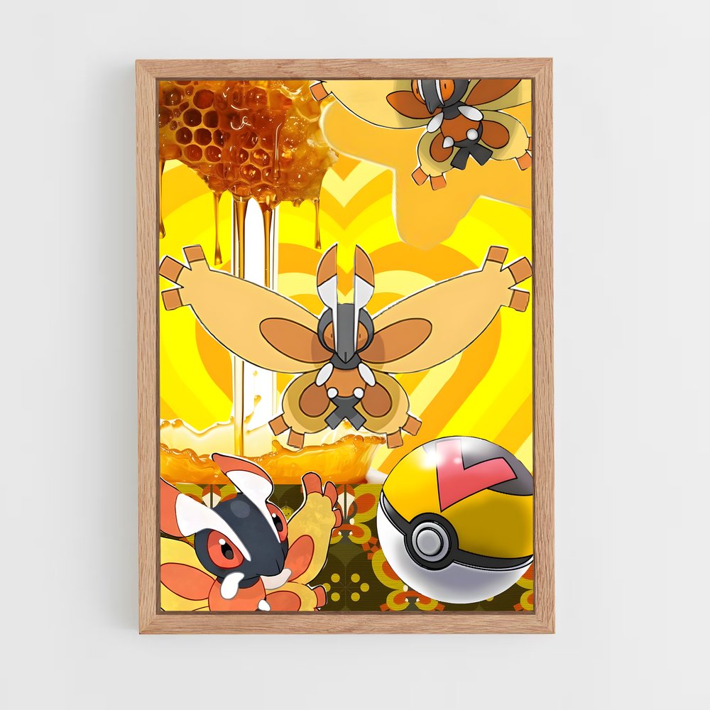 Poster Mothim Mystique – affiche Pokemon (vue 4)