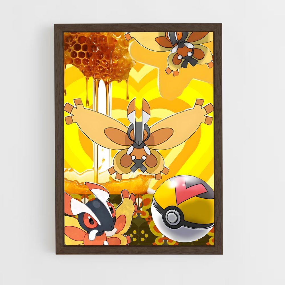 Poster Mothim Mystique – affiche Pokemon (vue 5)