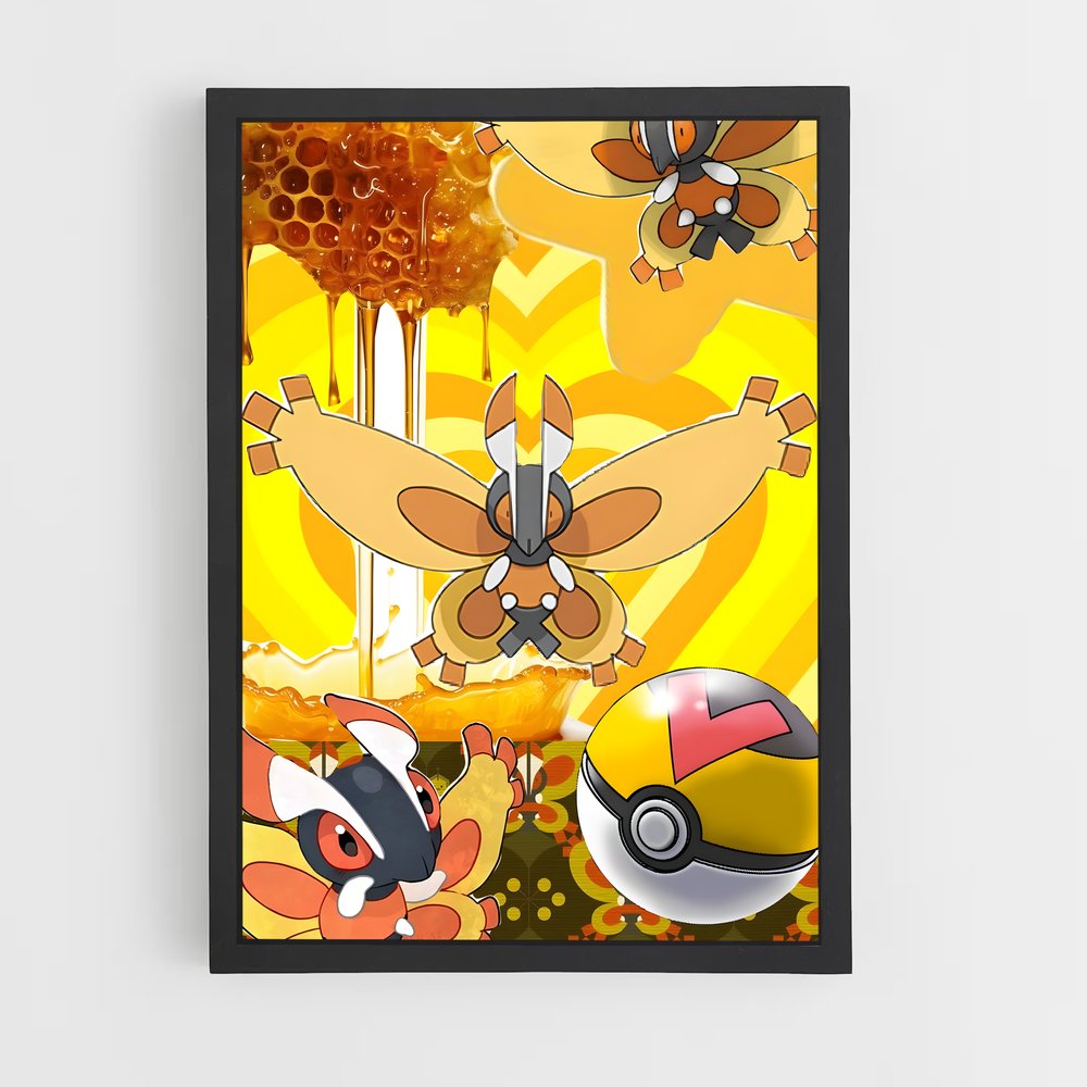 Poster Mothim Mystique – affiche Pokemon (vue 2)