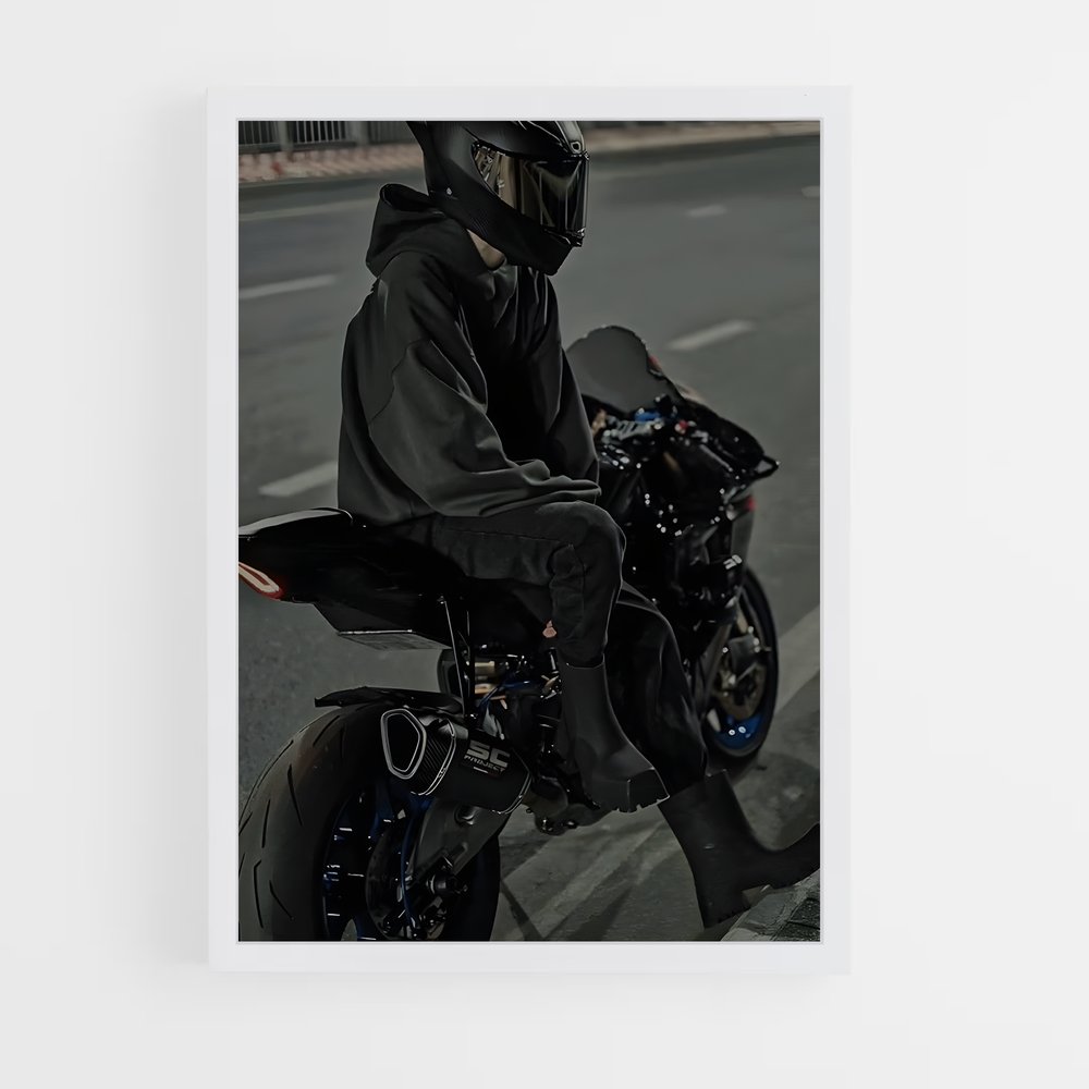 Poster Moto Éblouissant (vue 3)