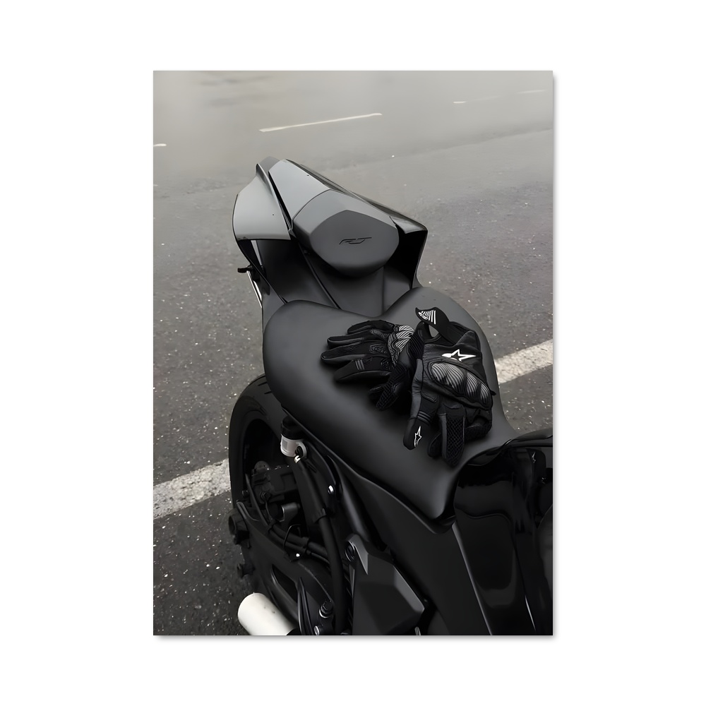 Poster Moto Liberte Automobile Édition chic