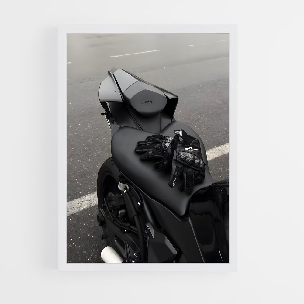 Poster Moto Liberte Automobile Édition chic (vue 3)