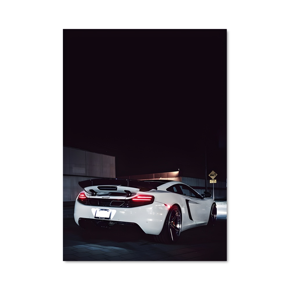 Poster Nocturne Automobile