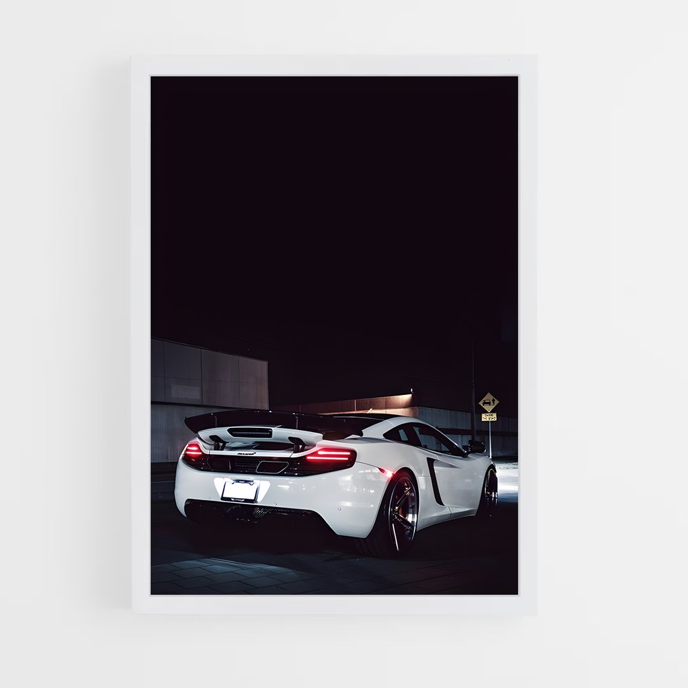 Poster Nocturne Automobile – affiche Mclaren (vue 3)