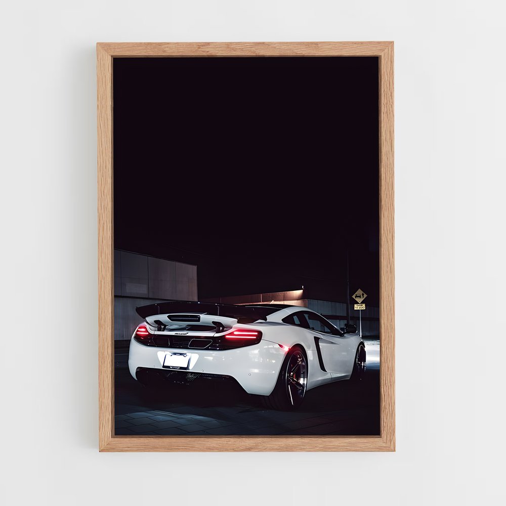 Poster Nocturne Automobile – affiche Mclaren (vue 4)