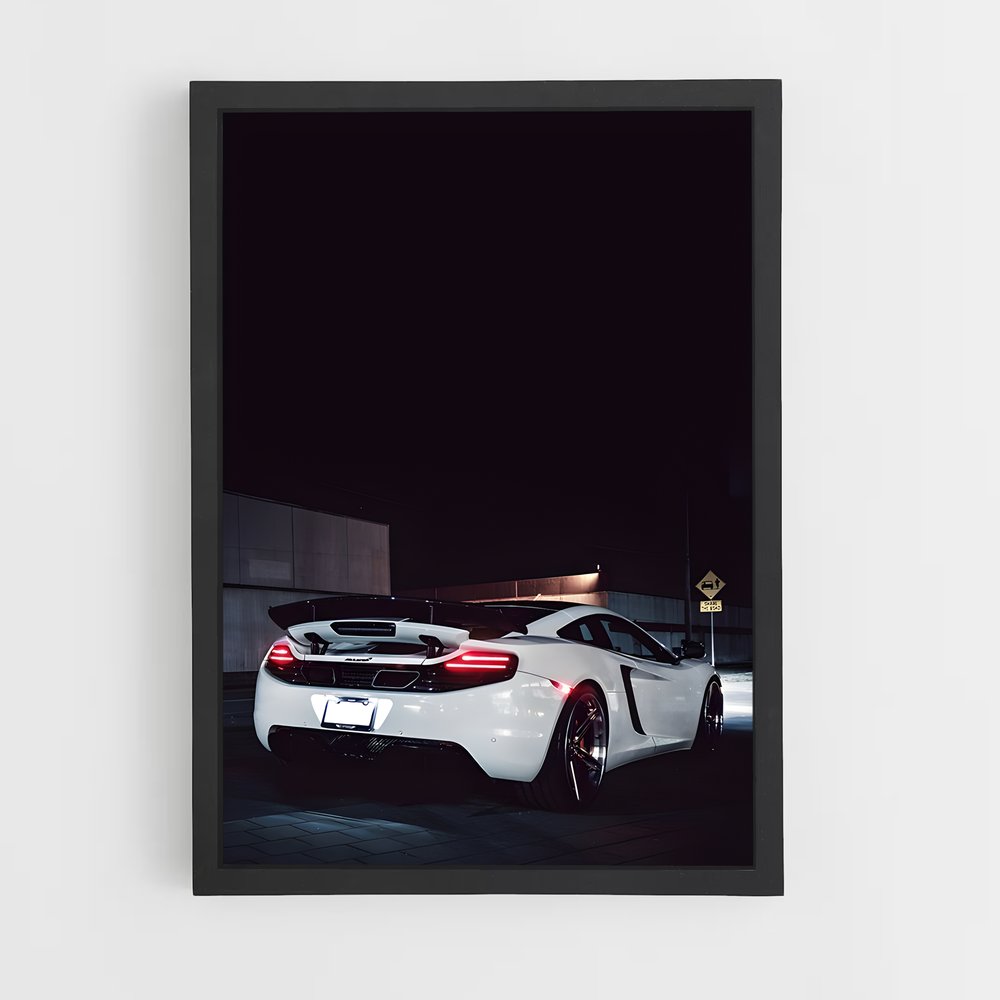 Poster Nocturne Automobile – affiche Mclaren (vue 2)