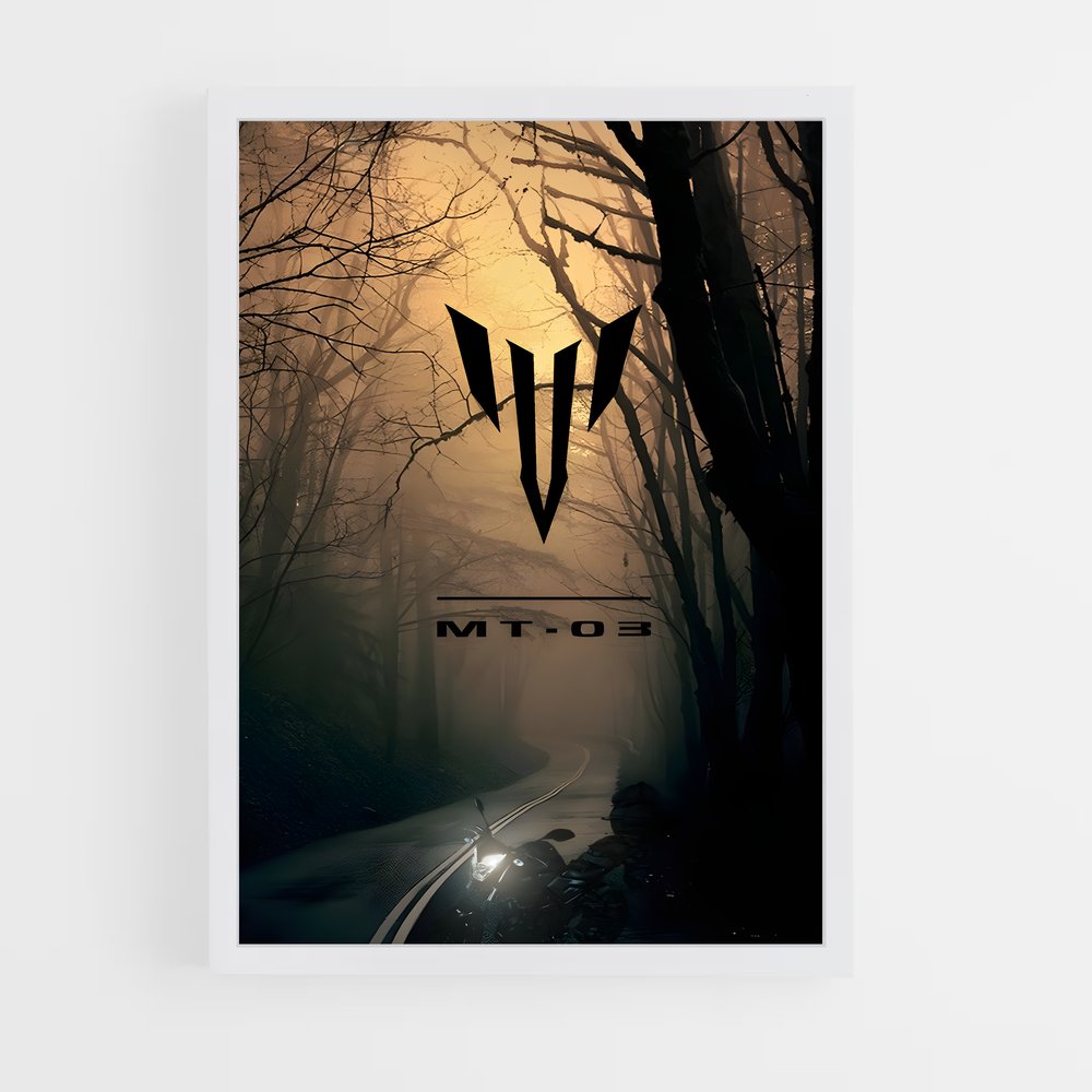 Poster Épuré Mt-03 – affiche Yamaha (vue 3)