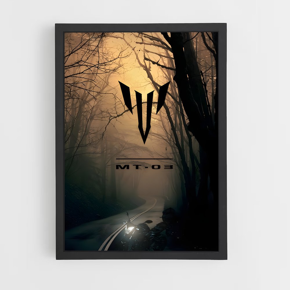 Poster Épuré Mt-03 – affiche Yamaha (vue 2)