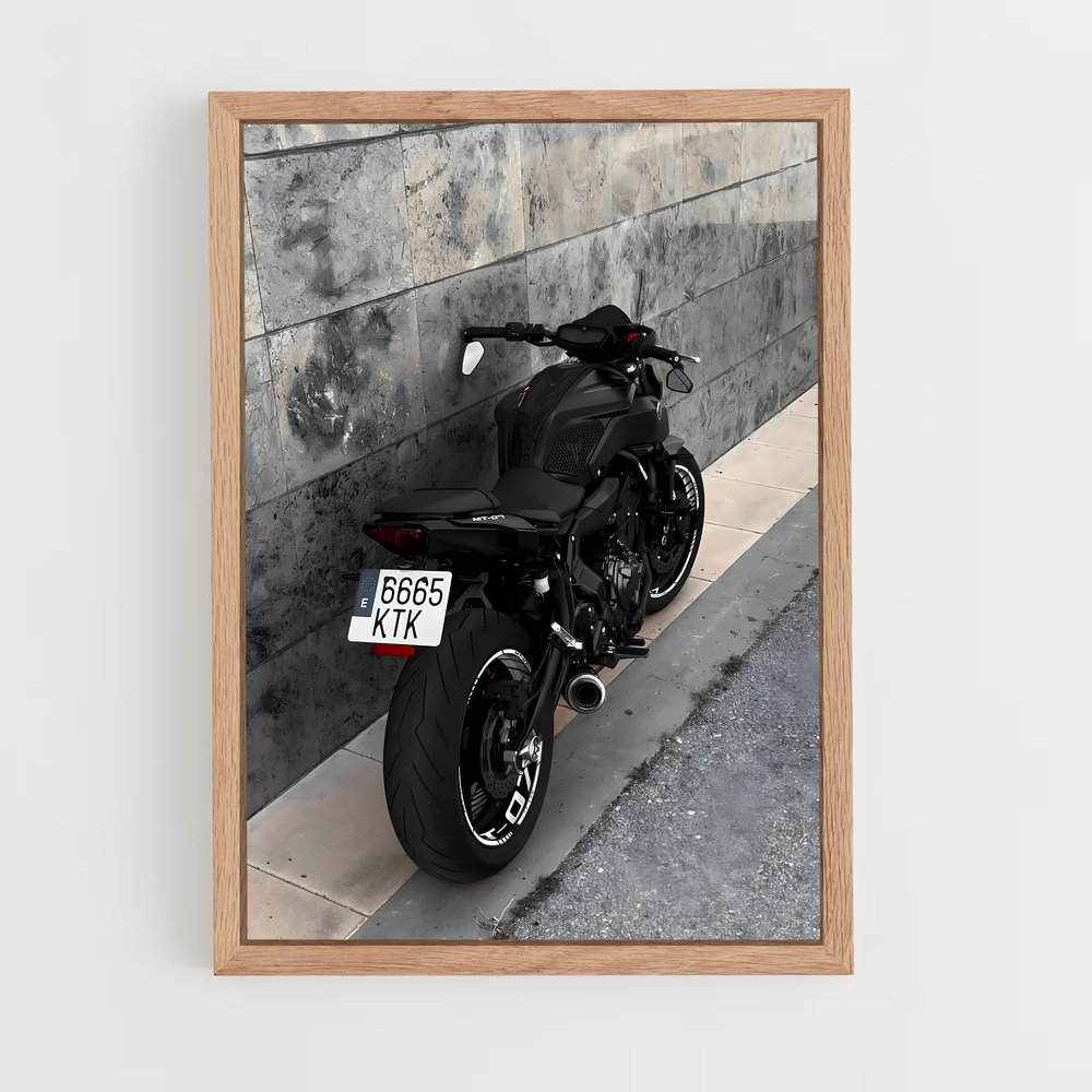 Poster MT-07 Éclatant – affiche Yamaha (vue 4)
