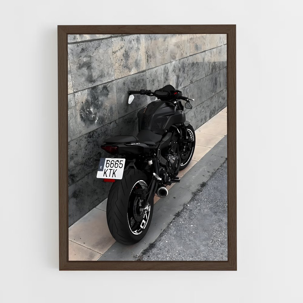 Poster MT-07 Éclatant – affiche Yamaha (vue 5)