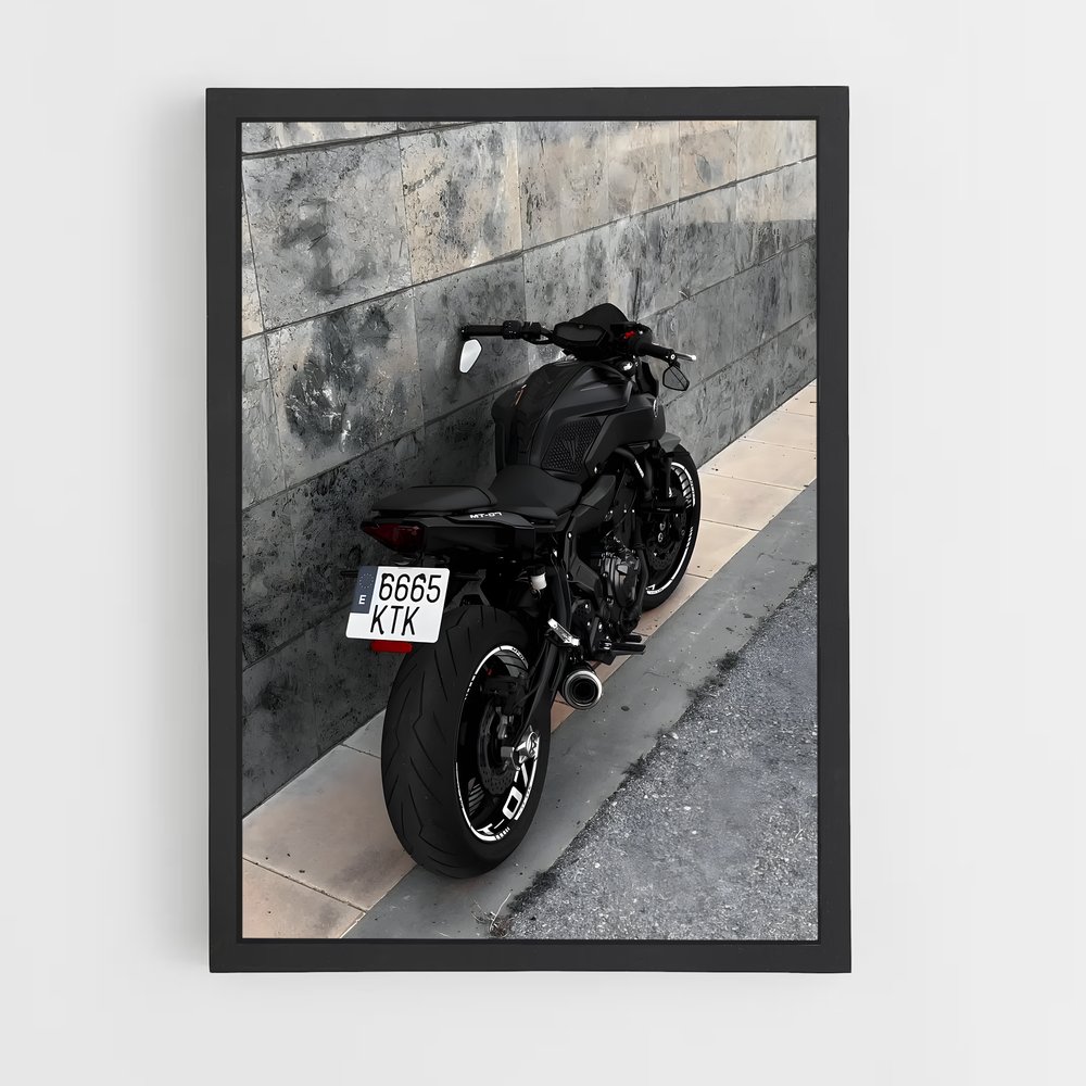 Poster MT-07 Éclatant – affiche Yamaha (vue 2)