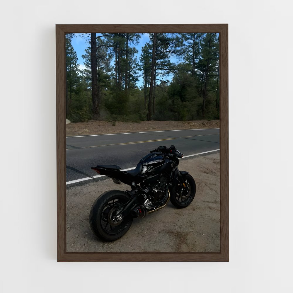 Poster Éclatant Mt-07 – affiche Yamaha (vue 5)