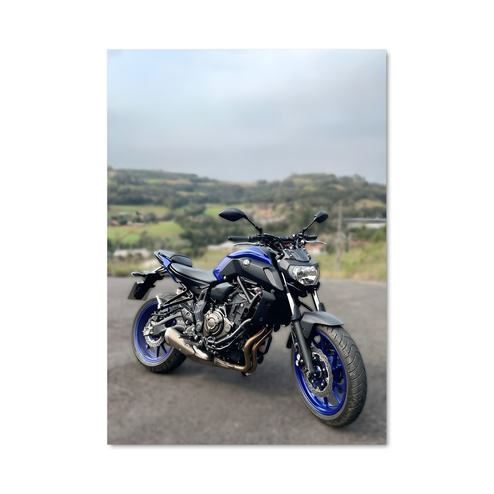 Poster Resplendissant Bécane Mt-07
