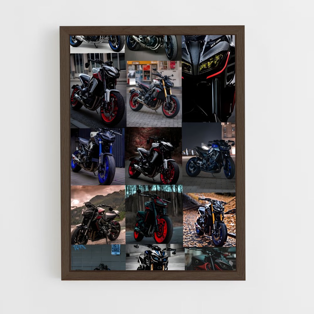 Poster Motards en Ébullition – affiche Yamaha (vue 5)
