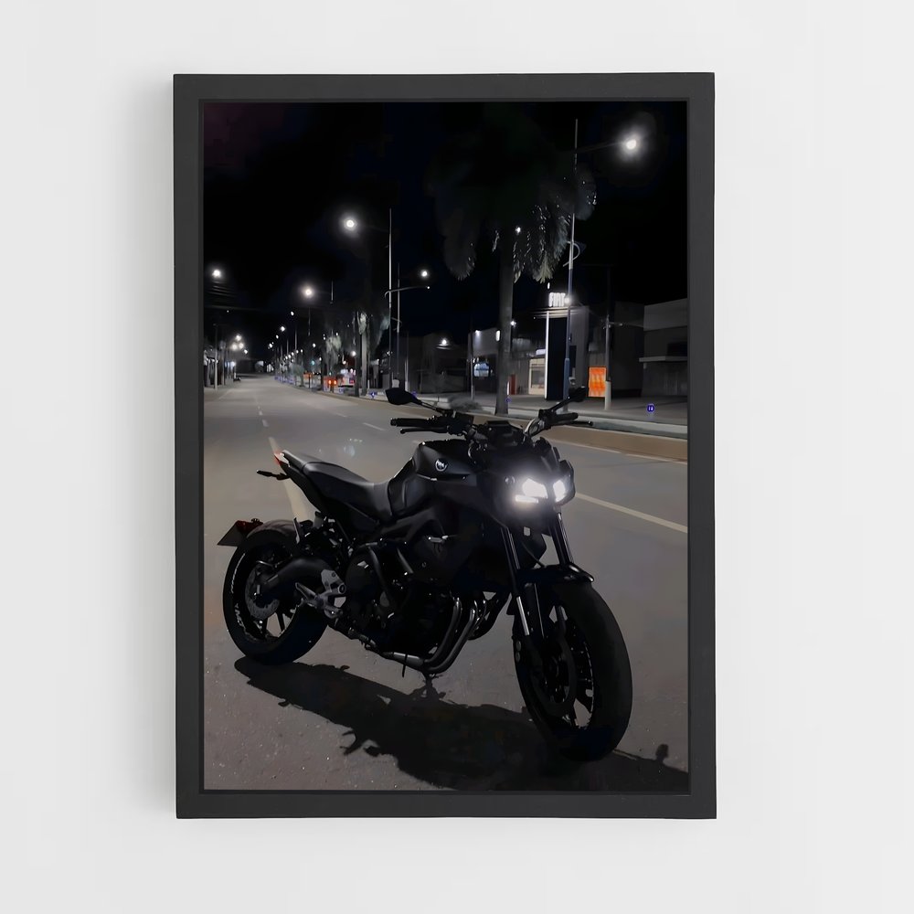 Poster Mt-09 Éclatant – affiche Yamaha (vue 2)