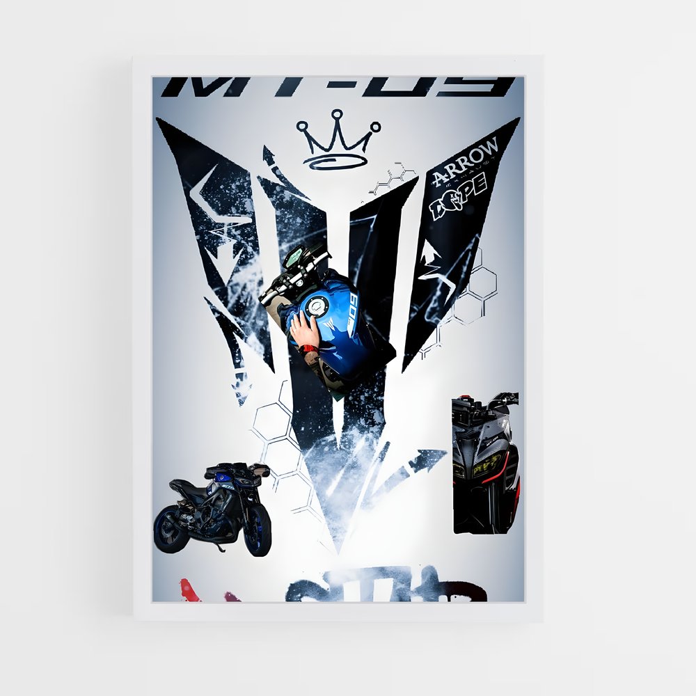 Poster Rider's Journey – affiche Yamaha (vue 3)