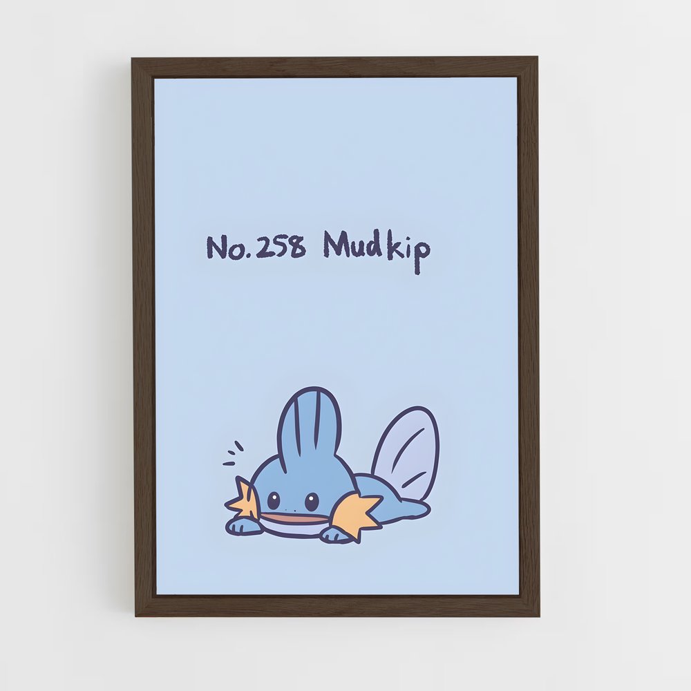 Poster Mudkip Magique – affiche Pokemon (vue 5)