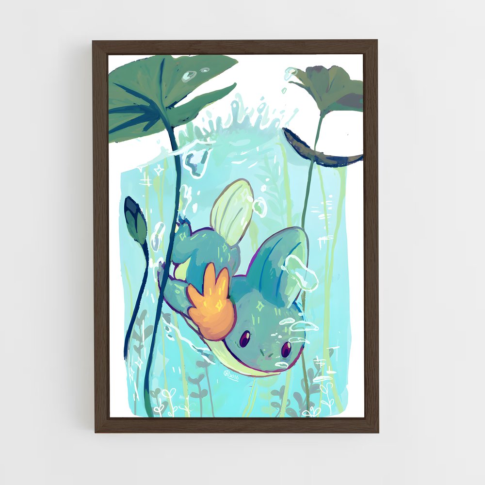 Poster Nageur des Rivières – affiche Pokemon (vue 5)