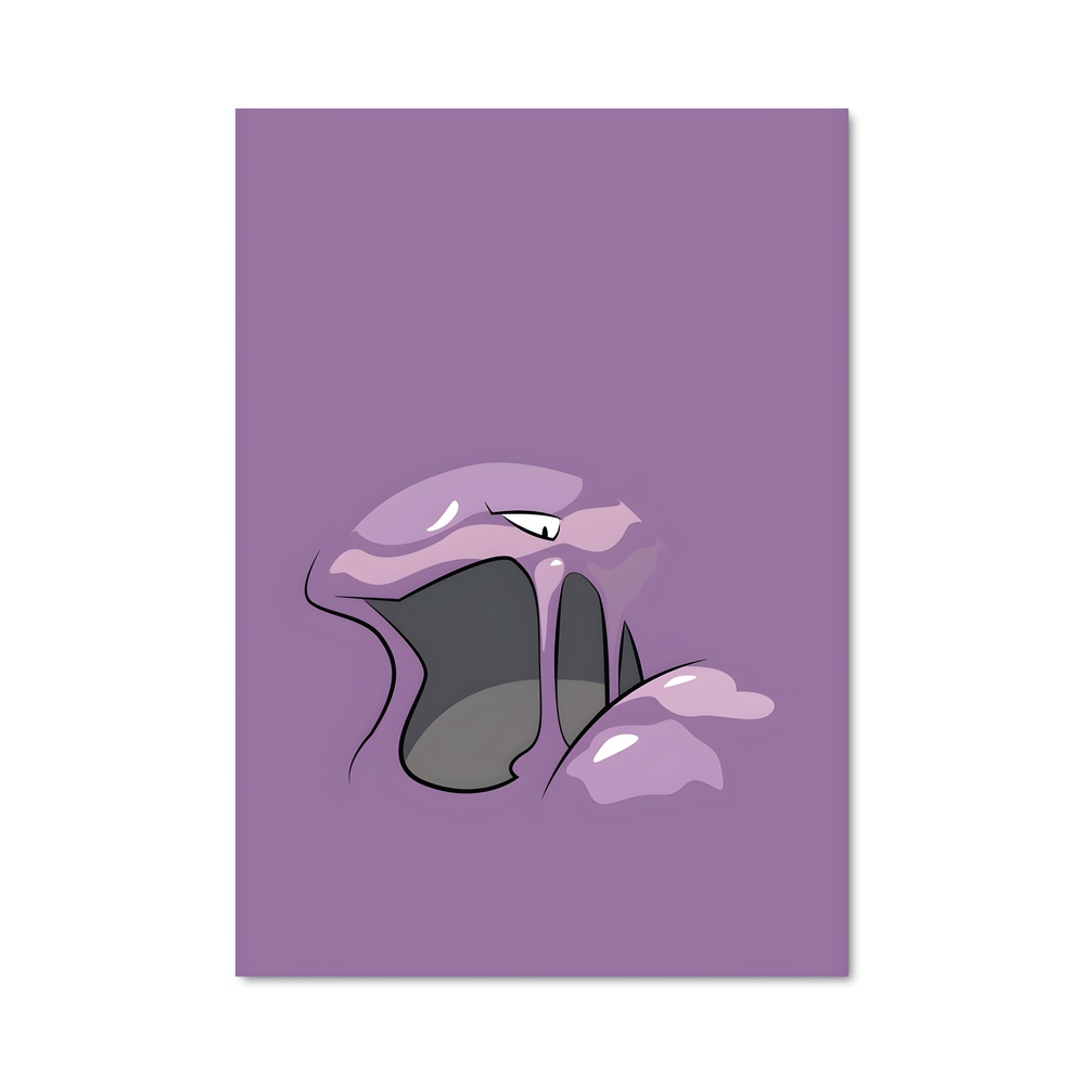 Poster Muk chat – affiche Pokemon