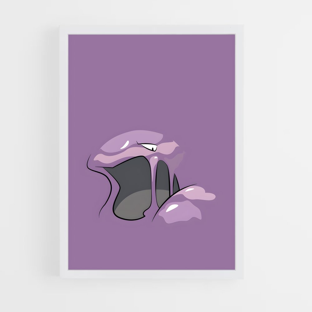 Poster Muk chat – affiche Pokemon (vue 3)