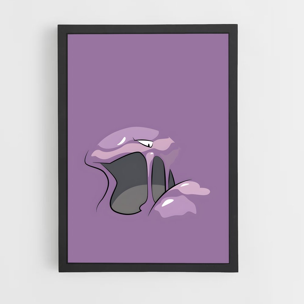 Poster Muk chat – affiche Pokemon (vue 2)