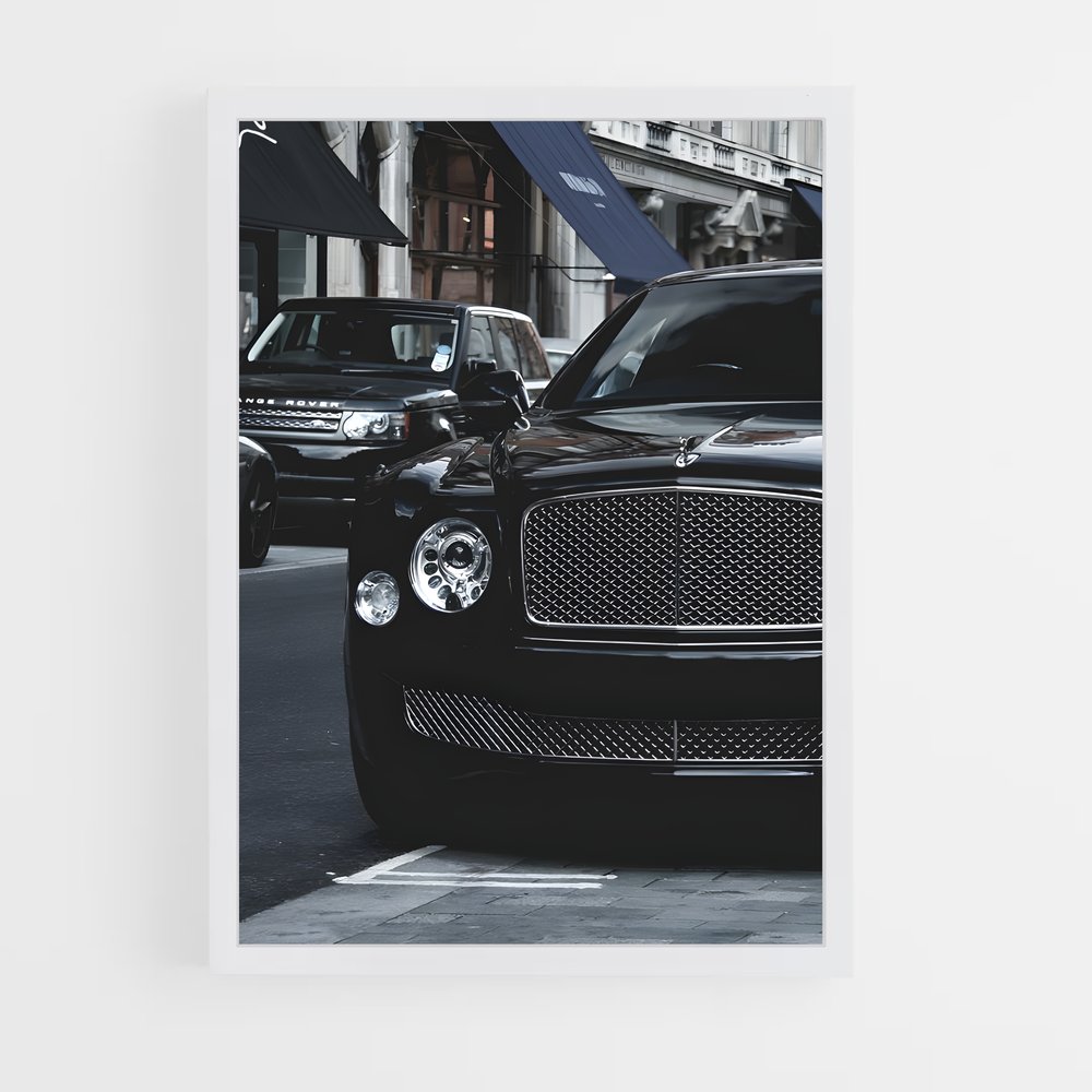 Poster Bentley Noir (vue 3)