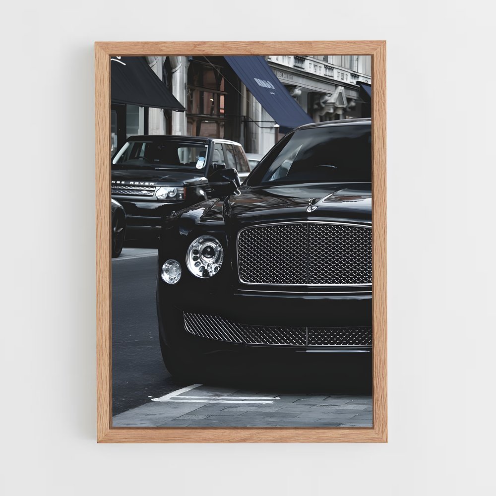 Poster Bentley Noir (vue 4)