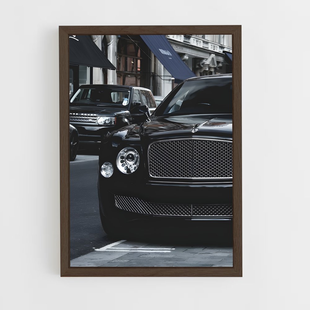 Poster Bentley Noir (vue 5)