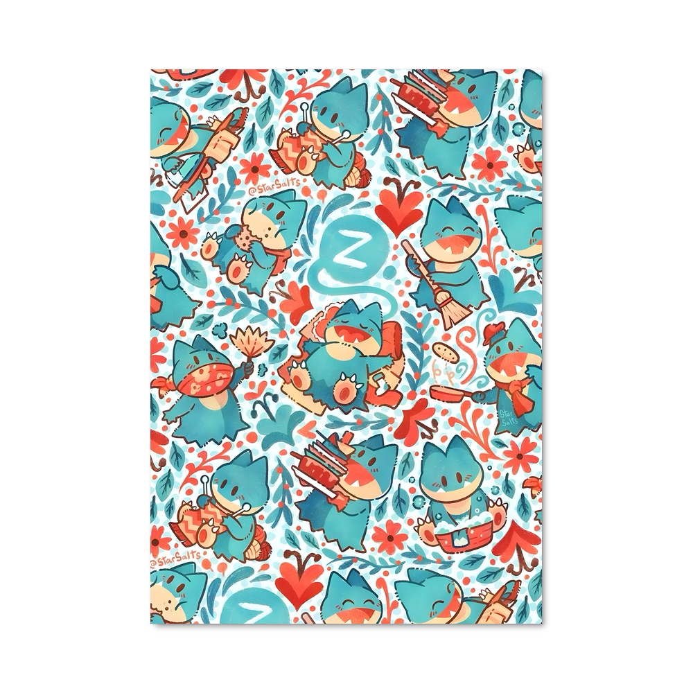 Poster Chant des Oiseaux – affiche Pokemon