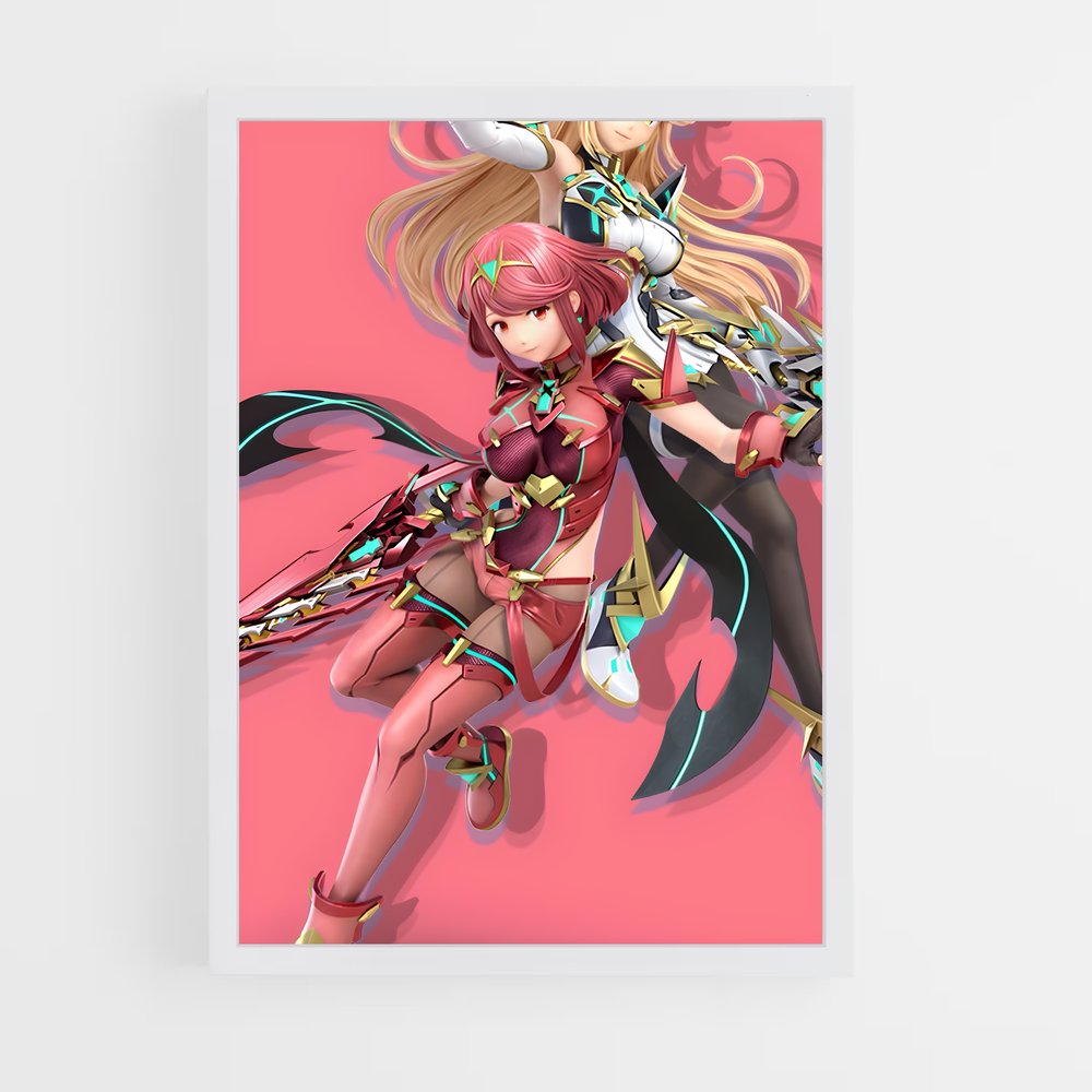 Poster Les Sœurs Enchantées – affiche Super Smash Bros (vue 3)