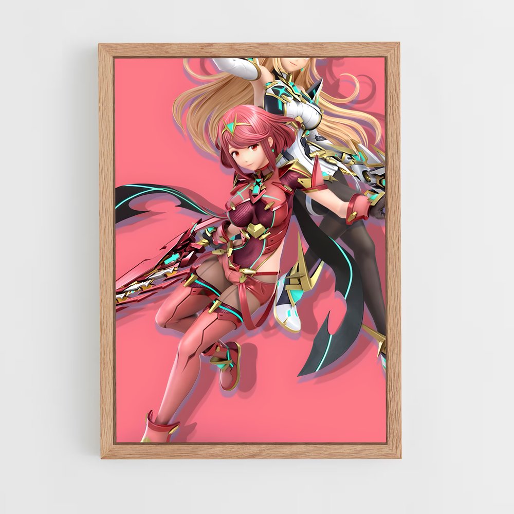 Poster Les Sœurs Enchantées – affiche Super Smash Bros (vue 4)