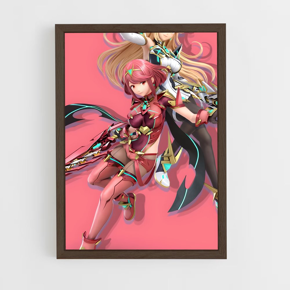 Poster Les Sœurs Enchantées – affiche Super Smash Bros (vue 5)