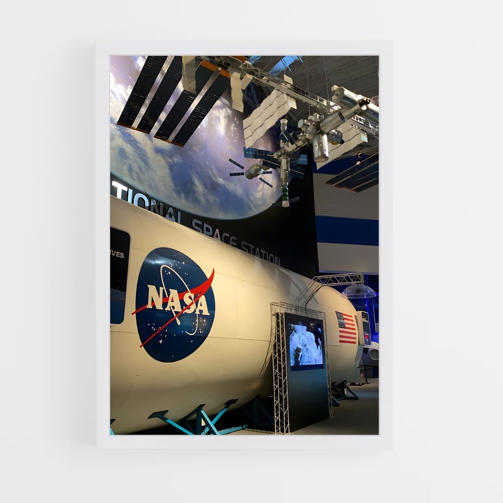 Poster Shuttle en Attente – affiche Missions spatiales (vue 3)