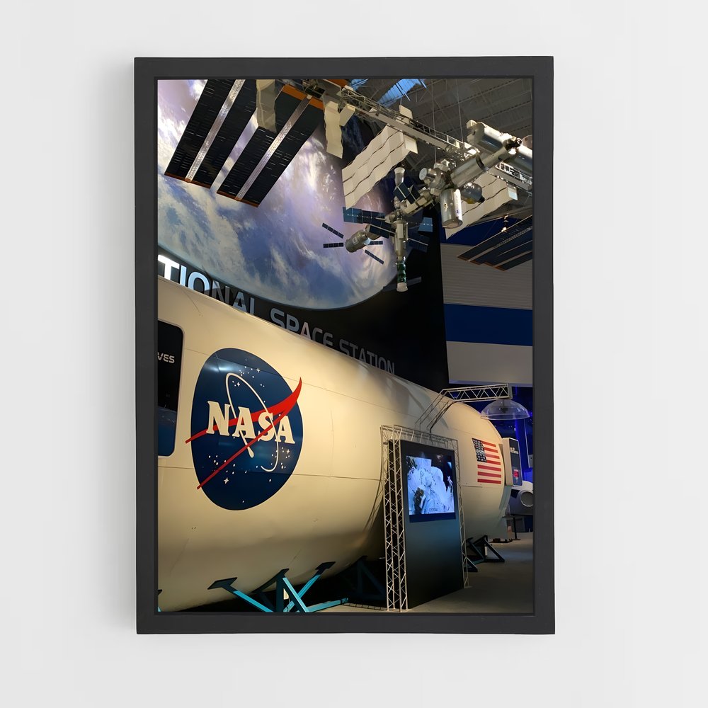 Poster Shuttle en Attente – affiche Missions spatiales (vue 2)